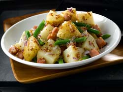 Potato & Bean Salad with Bacon 